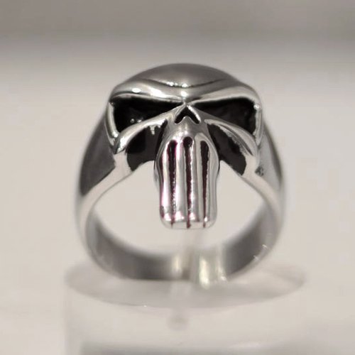 New Authentic 10K Gold Biker Jewelry Skeleton punisher skull ring Pick your size 