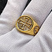 Iron Cross Ring Red Iron Cross Biker Ring