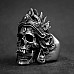 Vintage Men's Biker Skull Ring The Goddess Skull
