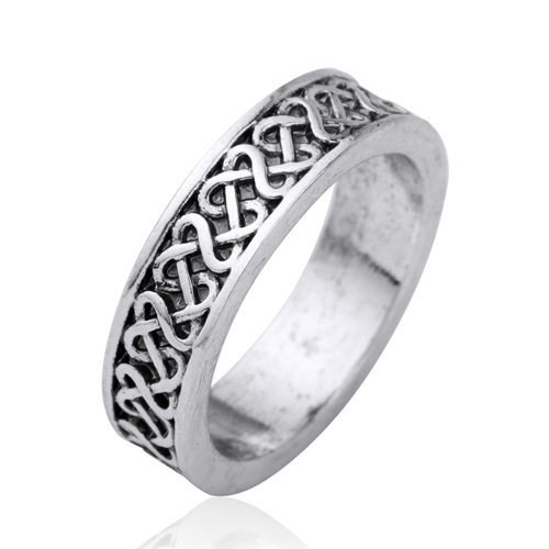 Celtic Knot Band Ring Norse Ring | Forefathers-Art