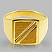 Monogram Ring - Custom Initial Letter Ring The Dual