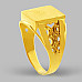 Monogram Ring - Custom Initial Letter Ring The Royalty