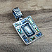 Abalone Nacre Mother-of-Pearl and Silver - Pendant, Earrings, Bracelet and Ring