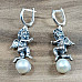 Pearl and Silver - Earrings and Pendant 