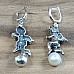 Pearl and Silver - Earrings and Pendant 