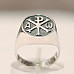 Chi Rho Alpha and Omega Ring Cross of Constantine Knights Templar Ring