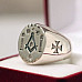 Custom Masonic Ring F & AM Fully Personalized Masonic Ring