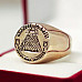 Illuminati Ring All Seeing Eye Pyramid Masonic Ring
