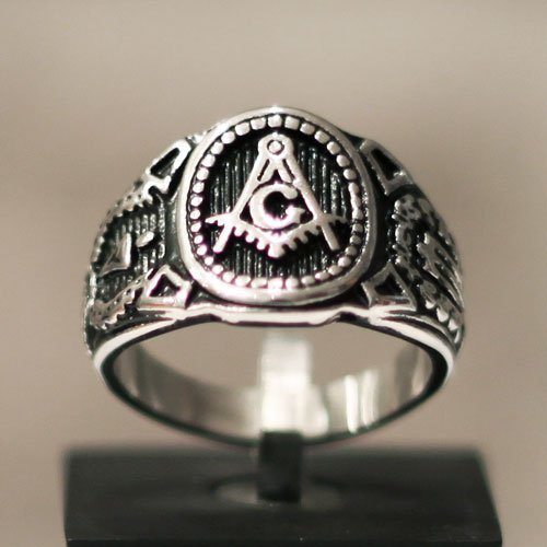 Masonic Ring Master Mason Ring Blue Lodge 3rd Degree Ring | Forefathers-art