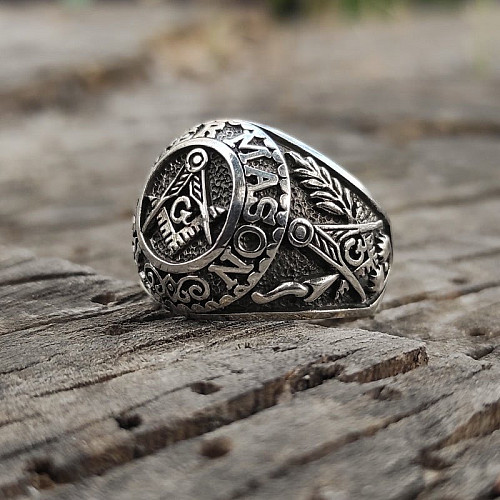 Master Mason Ring 925 Sterling Silver Iced Bling Out CZ Masonic Freemason  Bling | eBay