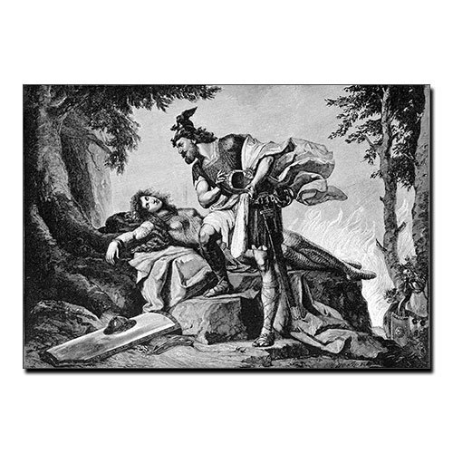 Sigurd and Brunhild Canvas Print