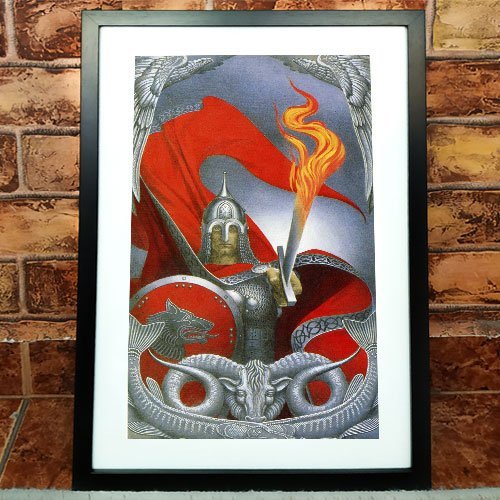 The Norse Warrior Framed Art Prints Konstantin Vasiliev Art