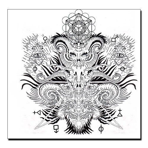 Occult Canvas Print Mystic Symbols | Forefathers-Art