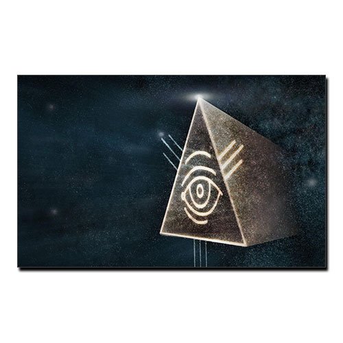The All-seeing Eye of God Occult Canvas Print