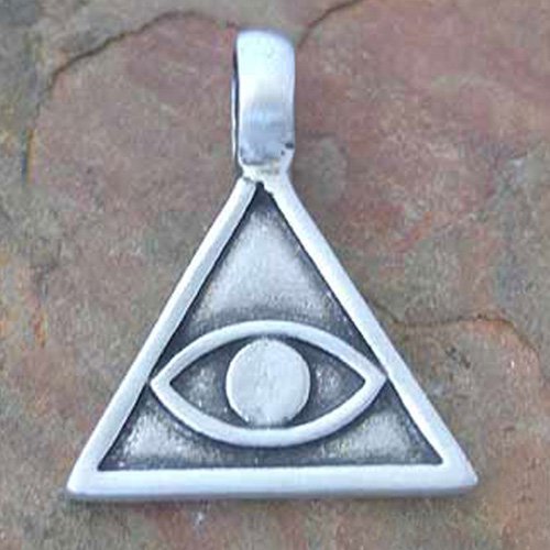 Evil Eye Wiccan Pendant Third Eye Protection Amulet