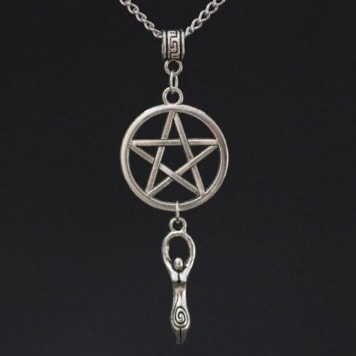 Five-Pointed Star Pendant Goddess Wiccan Pendant