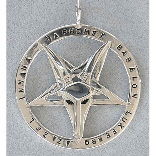 Sigil of Baphomet Pendant Occult Satanic Pentacle Pendant