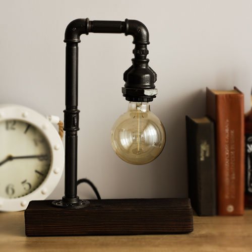 Industrial Pipe Lamp Steampunk Loft Style Lamp Classic Edison Bulb