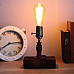 Industrial Pipe Lamp Loft Style Night Lamp Steampunk Bedside Lamp