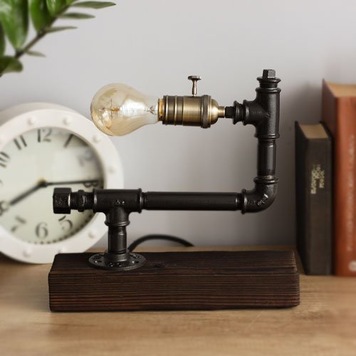 Industrial Lamp Desk Pipe Lamp Loft Style Vintage
