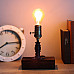 Industrial Pipe Lamp Steampunk Night Lamp Loft Style Bedside Lamp