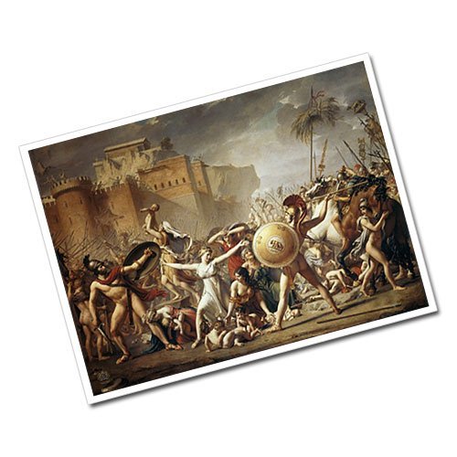 Greeting Card Sabine Women Stopped Fighting the Romans with Sabines