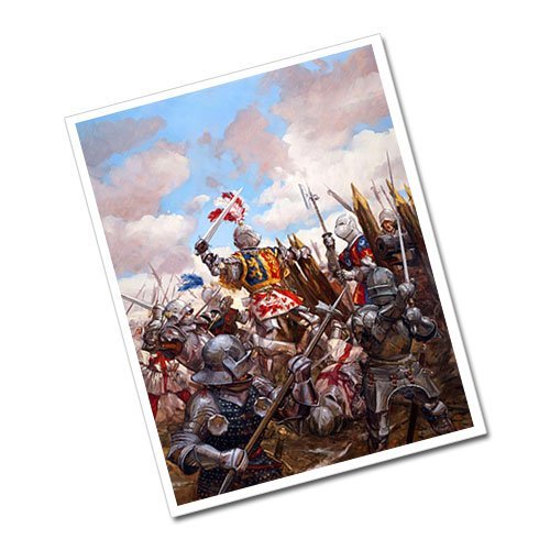 Ugo Pinson Battle of Castillon Greeting Card Postcard