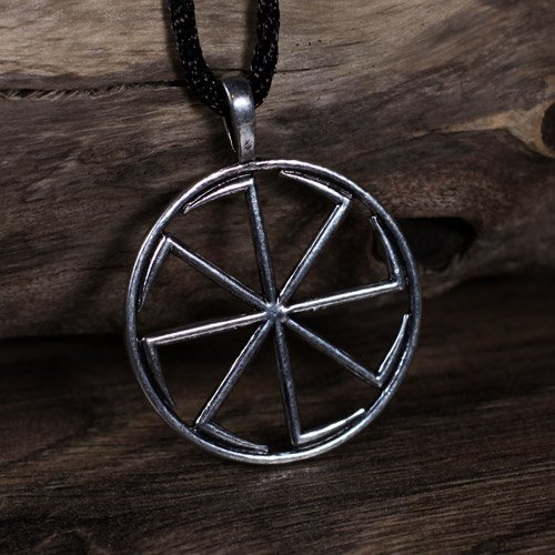 Viking Sun Wheel Pendant Norse Thunder Cross