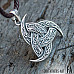 Odin Horn Pendant Triple Horn of Odin Viking Norse Necklace