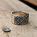 Algiz Rune Ring Viking Elder Futhark Ring Norse Jewelry
