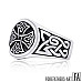 Celtic Irish Knot Ring Knights Templar Iron Cross Ring