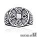 Celtic Knot Knights Templar Ring Iron Cross Triquetra Ring