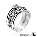 Thor Hammer Band Ring Mjolnir Ring with Celtic Knot