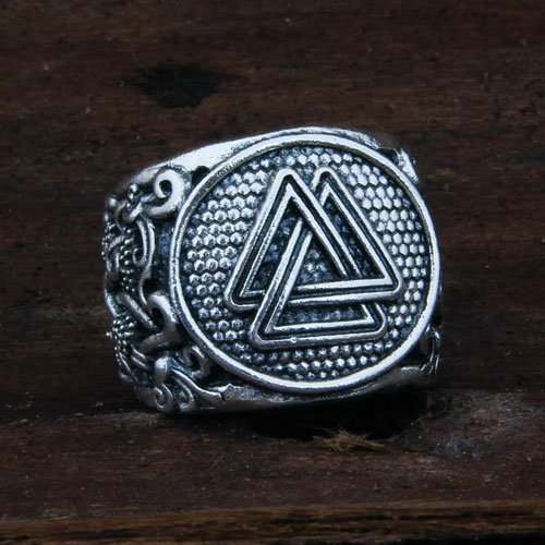 Valknut Ring Viking Ring Odin Symbol