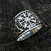 Vegvisir Ring Icelandinc Compass Viking Norse Ring