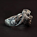Viking Norse Ring Odin Ring Ravens and Wolves