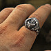 Viking Norse Ring Odin Ring Ravens and Wolves