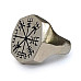 Viking Rings Vegvisir Compass Ring Octagon Shape