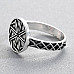 Viking Swastika Ring - Sun Wheel Pagan Ring