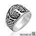 Viking Yggdrasil Ring with Celtic Knot
