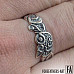 Fenrir Ring Viking Band Ring Norse Knot and Ornaments