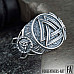 Odin Ring Valknut and Trinity Knot Viking Ring Celtic Norse Ring