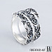 Spiral Ring Snake Style Viking Norse Ring with Ornament