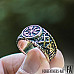 Vegvisir Ring Viking Runes Hail Odin Norse Jewelry