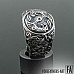 Viking Raven Ring with Mammen Ornament Viking Jewelry