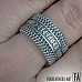 Viking Ring Elder Futhark Runes Hauberk Norse Jewelry