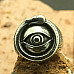 Wiccan Ouroboros Ring Evil Eye Ring