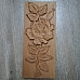 Carved Wood Plaque Home Decor Wood Carving Rose