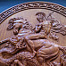 Dragonslayer Wood Carving Woodwork Wall Art Decoration
