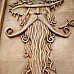 Norse Wood Carving The Greenman Green Knight Woodwork Wall Decoration